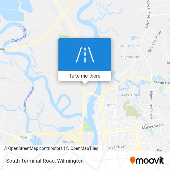 South Terminal Road map