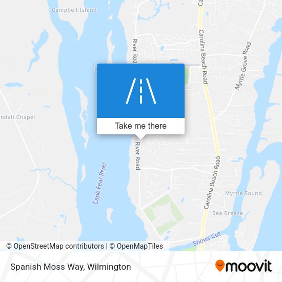 Mapa de Spanish Moss Way