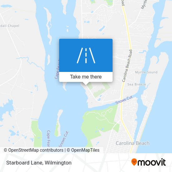 Mapa de Starboard Lane