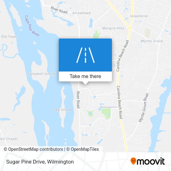 Sugar Pine Drive map