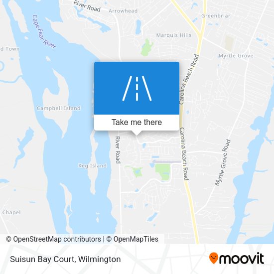 Suisun Bay Court map