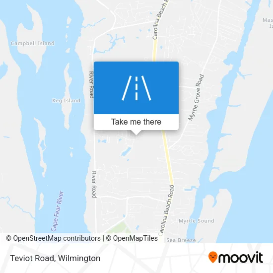Teviot Road map