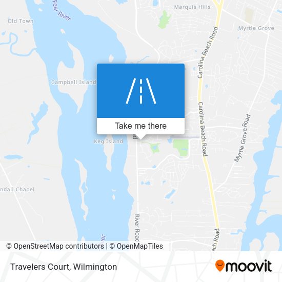 Mapa de Travelers Court