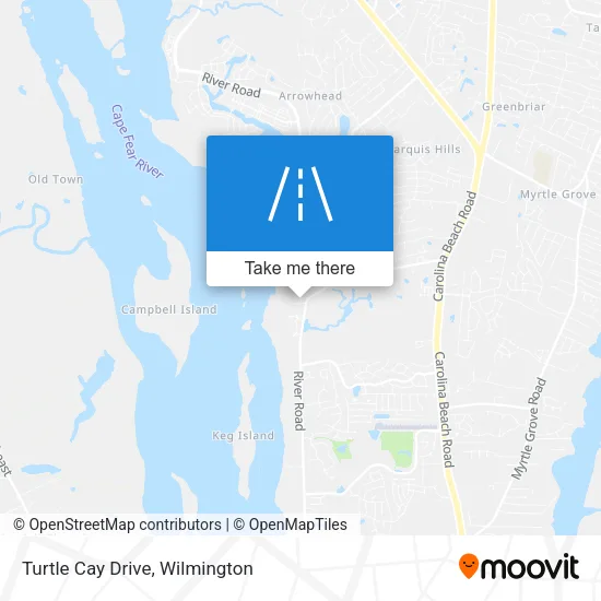 Turtle Cay Drive map