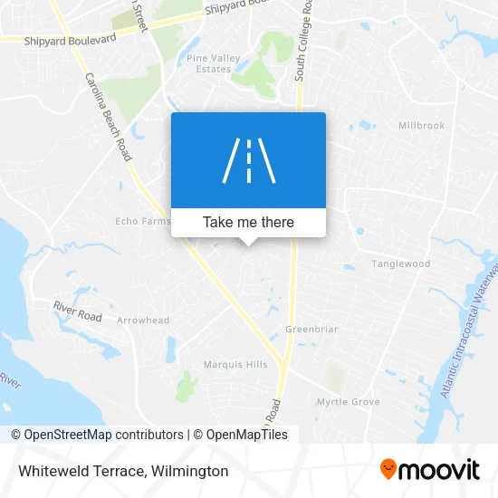 Whiteweld Terrace map