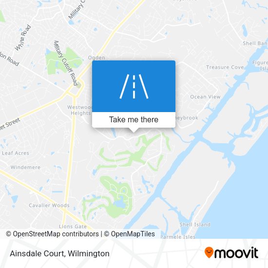 Mapa de Ainsdale Court