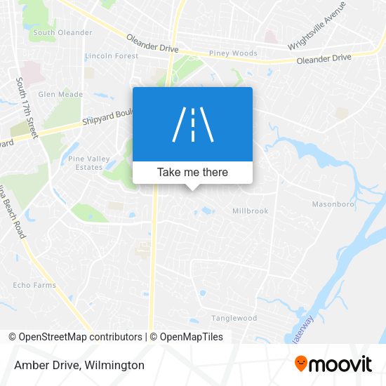 Mapa de Amber Drive