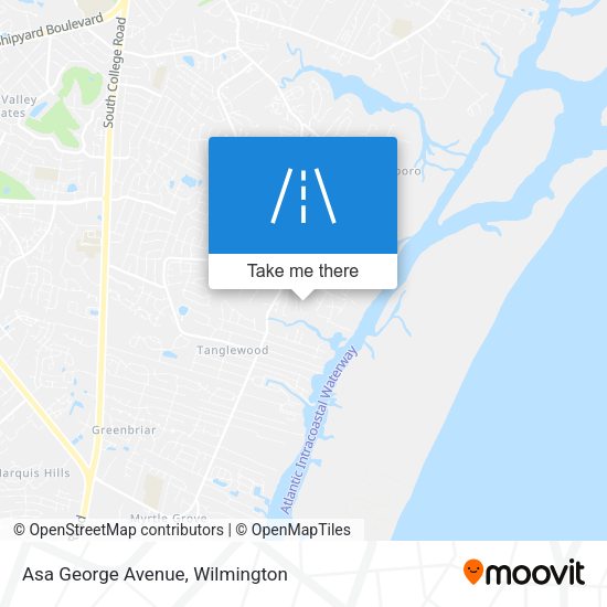 Asa George Avenue map