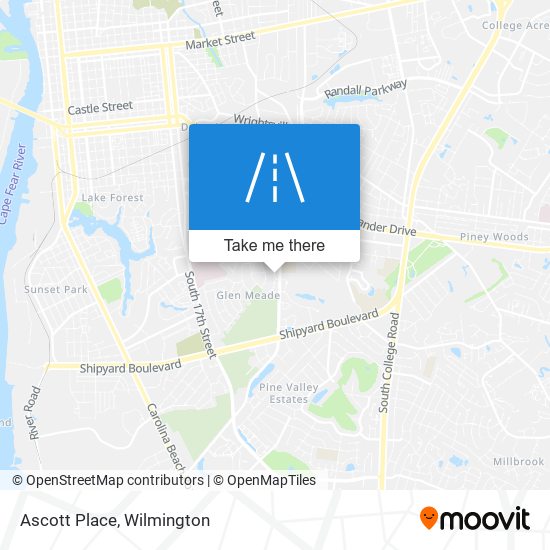 Ascott Place map
