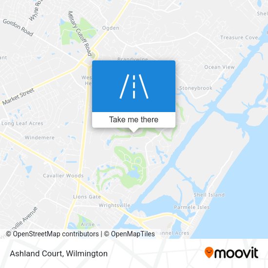 Mapa de Ashland Court