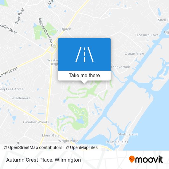 Mapa de Autumn Crest Place