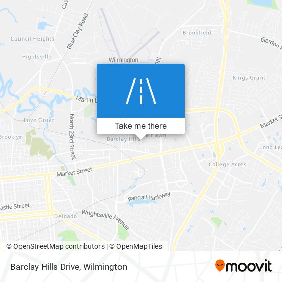 Barclay Hills Drive map