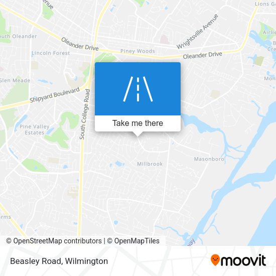 Mapa de Beasley Road