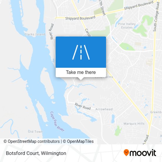 Botsford Court map