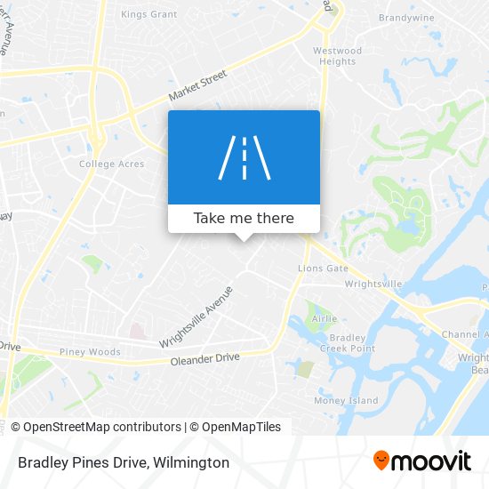 Bradley Pines Drive map