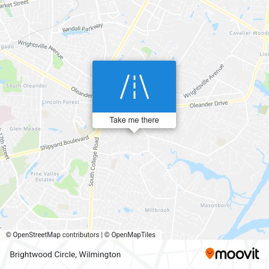Mapa de Brightwood Circle