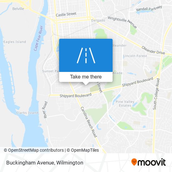 Buckingham Avenue map