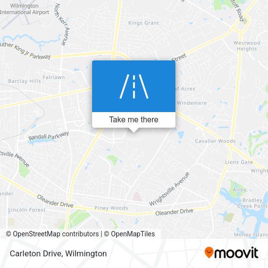 Mapa de Carleton Drive