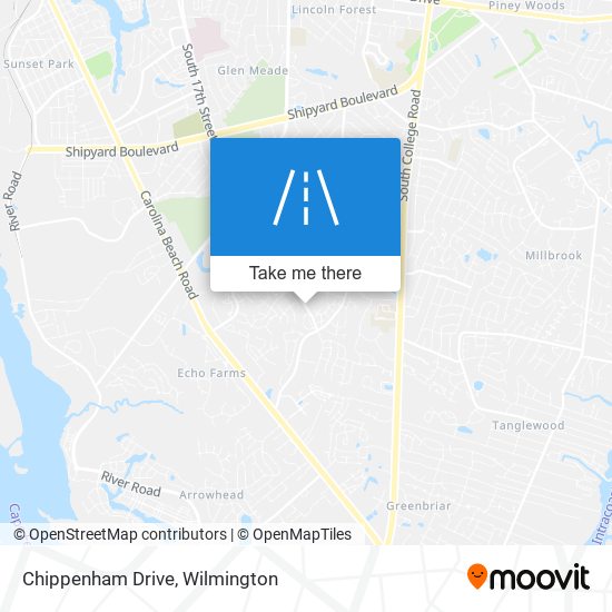 Chippenham Drive map