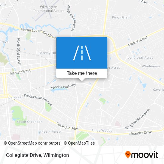 Collegiate Drive map