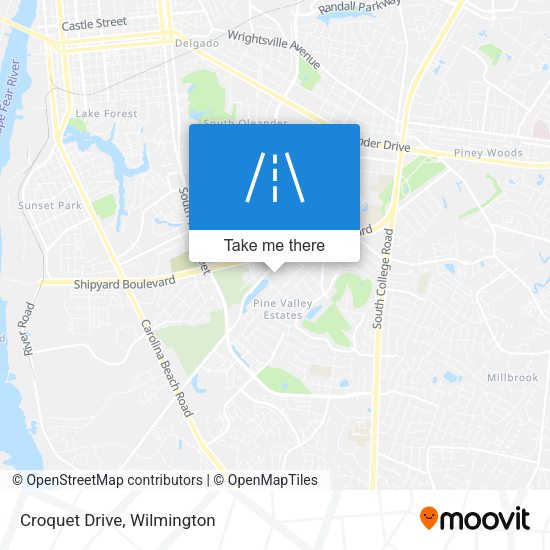 Mapa de Croquet Drive