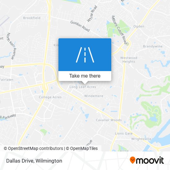 Dallas Drive map