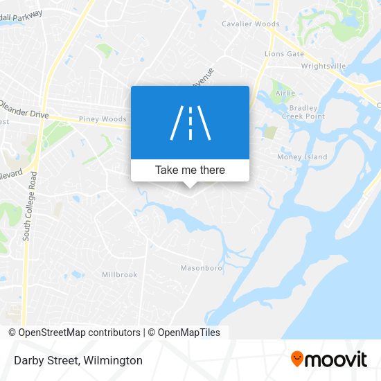Mapa de Darby Street