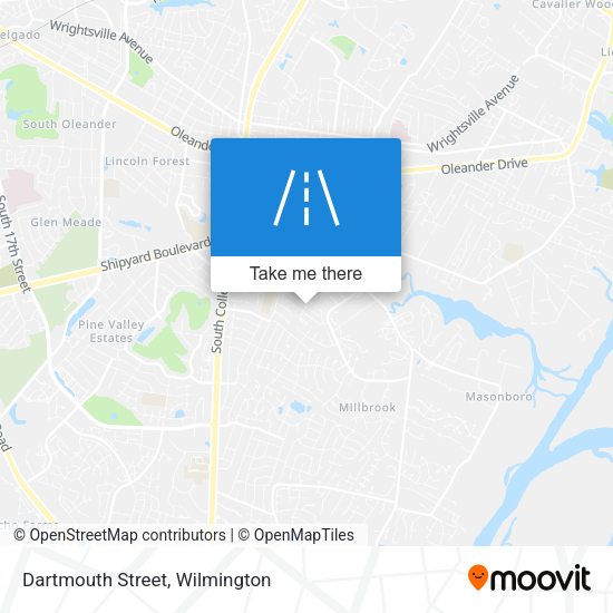 Mapa de Dartmouth Street