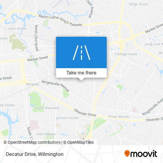 Decatur Drive map
