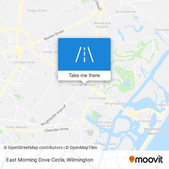 East Morning Dove Circle map