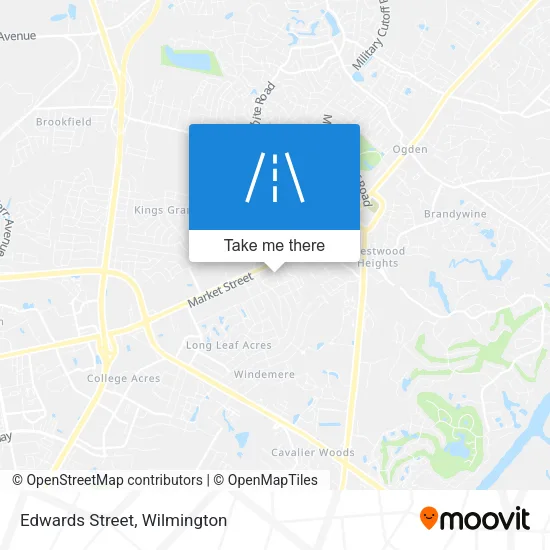 Edwards Street map