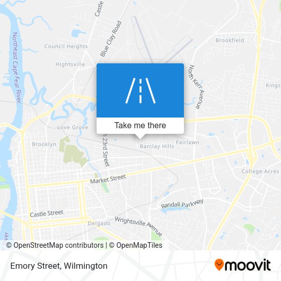 Mapa de Emory Street