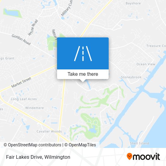 Fair Lakes Drive map