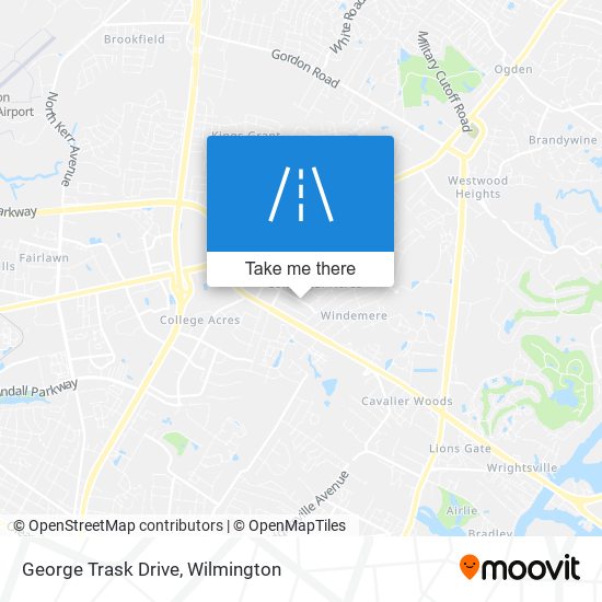 George Trask Drive map