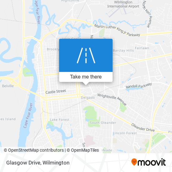 Glasgow Drive map