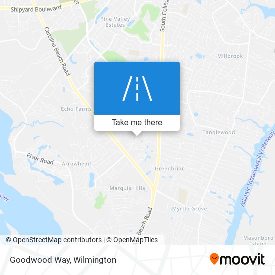 Goodwood Way map