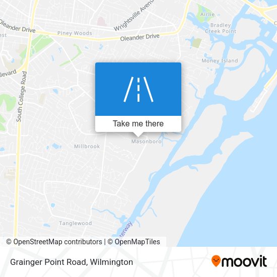 Grainger Point Road map