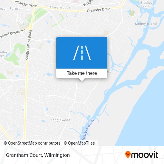 Mapa de Grantham Court