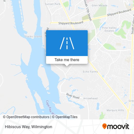 Mapa de Hibiscus Way