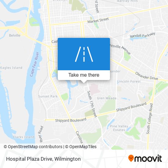 Hospital Plaza Drive map