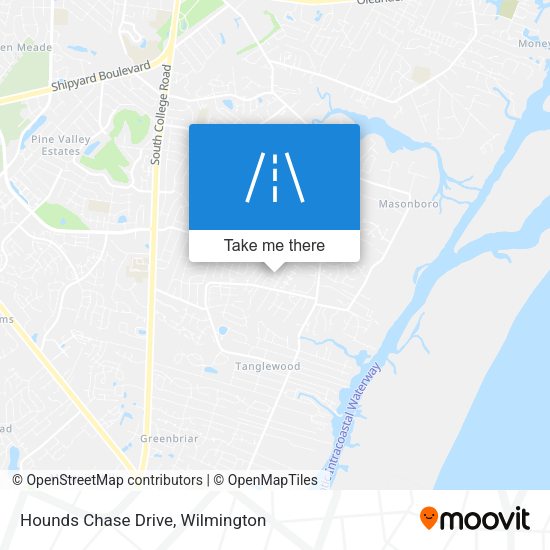Mapa de Hounds Chase Drive