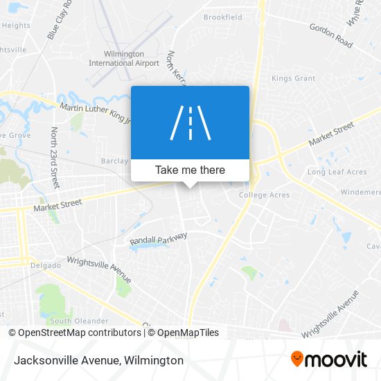 Jacksonville Avenue map