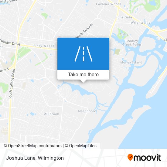 Mapa de Joshua Lane
