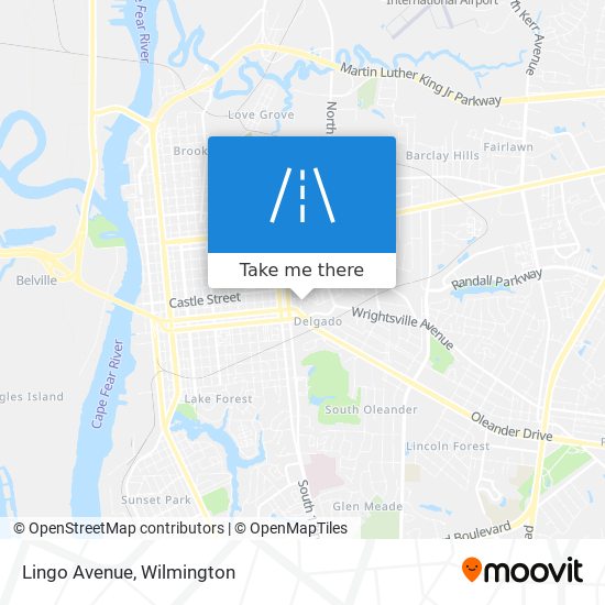 Lingo Avenue map