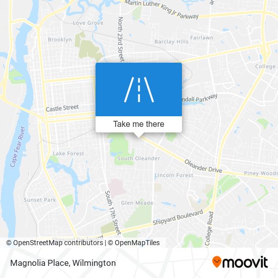 Magnolia Place map
