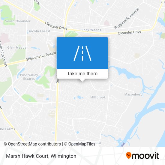 Mapa de Marsh Hawk Court