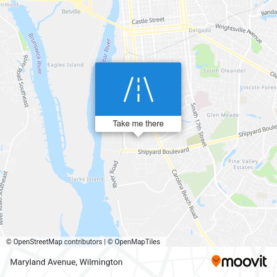 Mapa de Maryland Avenue