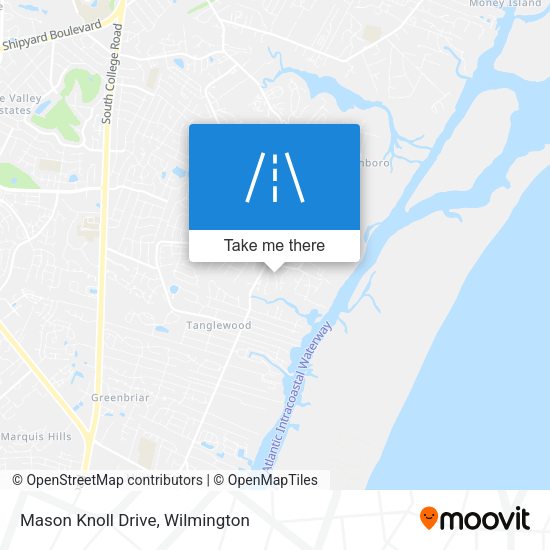 Mason Knoll Drive map