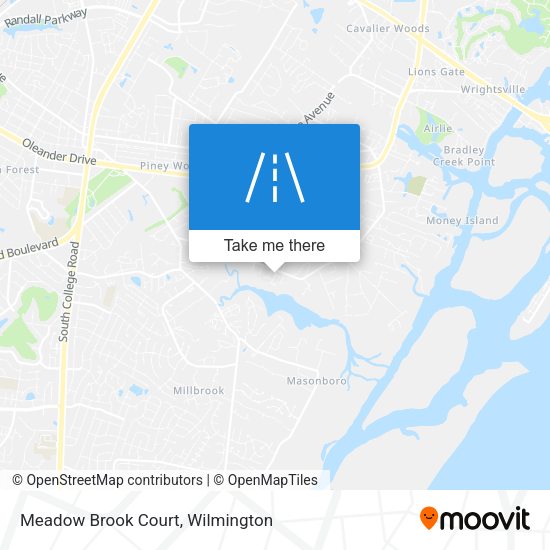 Mapa de Meadow Brook Court