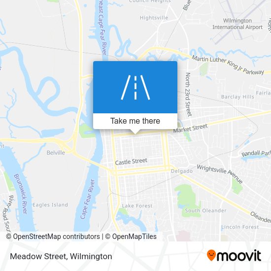 Mapa de Meadow Street